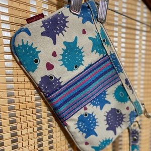 Bungalow 360 Pufferfish Clutch Purse Bag